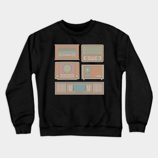 Cool Classic Radio Crewneck Sweatshirt by milhad